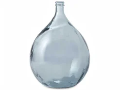 Vaas Dame-Jeanne Van Gerecycleerd Glas Silice 34L - Transparant Blauw