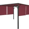Vervangen Overkapping Voor Pergola Beja, Bordeaux-Rood