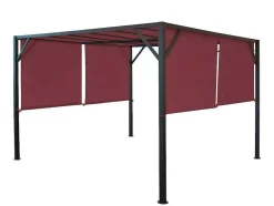 Vervangen Overkapping Voor Pergola Beja, Bordeaux-Rood