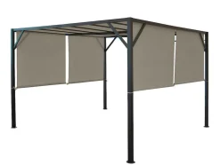 Vervangen Overkapping Voor Pergola Beja, Taupe