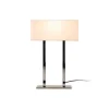 Vicenza Tafellamp, Chroom, Wit, 35 X 15 X 52 Cm, Epikasa