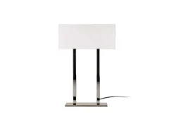 Vicenza Tafellamp, Chroom, Wit, 35 X 15 X 52 Cm, Epikasa
