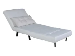 Vicky Slaapbank ,Fauteuil Wit.
