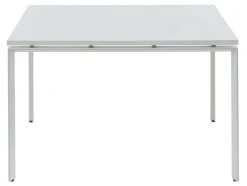 Vierkante Vergadertafel - 4 Personen - Wit - L120 Cm - Downtown