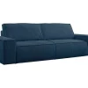 Vierzits Slaapbank Amelia Van Pascal Morabito - Ribfluweel - Blauw