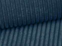 Vierzits Slaapbank Amelia Van Pascal Morabito - Ribfluweel - Blauw