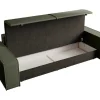 Vierzitsslaapbank Van Groen Velours Met Textuur Amelia