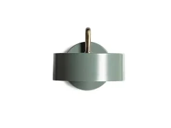 Vintage Wandlamp Otilie - Metaal - Olijfgroen En Goudkleurig