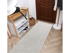 Vloerbedekking Santa Fe Creme 03, Glad, Uniform, Enkele Kleur 50X500 Cm