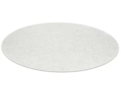 Vloerkleed Casablanca Plus Rond Creme Eenkleurig, Lus Cercle 80 Cm