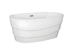 Vrijstaand Designbad - 200 L - 150 X 72 X 58 Cm - Wit - Dominika