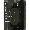 Vrijstaand Ovaal Zwart Whirlpoolbad 185 X 95 Cm 10 Jets Berry