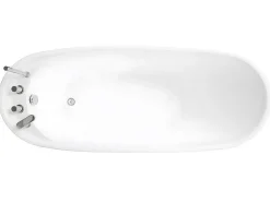 Vrijstaande Badkuip Natalia - Eenpersoons - 220L- 150X75Xh70Cm - Wit