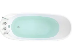 Vrijstaande Badkuip Natalia - Eenpersoons - 220L- 150X75Xh70Cm - Wit