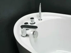 Vrijstaande Badkuip Natalia - Eenpersoons - 170X75X73Cm - 282L - Wit
