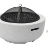 Vuurkorf-Grill Van Mgo - L60,5 X D60,5 X H42,5 Cm - Garmona