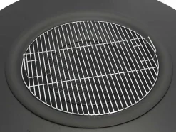 Vuurkorf-Plancha/Grill Met Bergruimte Voor Hout - L120 X B120,5 X H40 Cm - Barcena