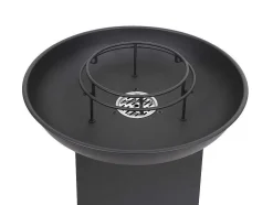 Vuurschaal Met Grillplaat Mcw-K97, O66Cm Zwart