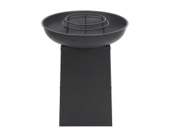 Vuurschaal Met Grillplaat Mcw-K97, O59Cm Zwart