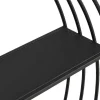 Wandrek Van Metaal - 2 Planken - Zwart - Nacera