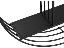 Wandrek Van Metaal - 2 Planken - Zwart - Nacera