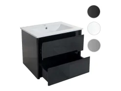 Wastafel + Wastafelmeubel Mcw-B19, Zwart