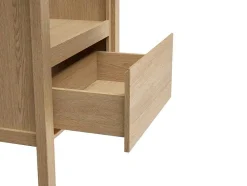 Wastafelmeubel Met Opbergvak - Eikenfineer - 80 Cm - Cosmoti