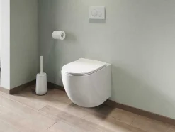 Witte Hang-Wc Van Keramiek Zonder Rand - Javoine