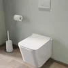 Witte Hang-Wc Van Keramiek Zonder Rand - Clemona