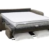 3-Zits Express Slaapbank Van Olijfgroene Stof - Matras 14 Cm - Bevis