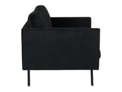 Zoom Fauteuil Velours Zwart.