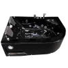 Zwart Bubbelbad 170 X 115 Cm 15 Jets Voor 2 Personen Black Tulip